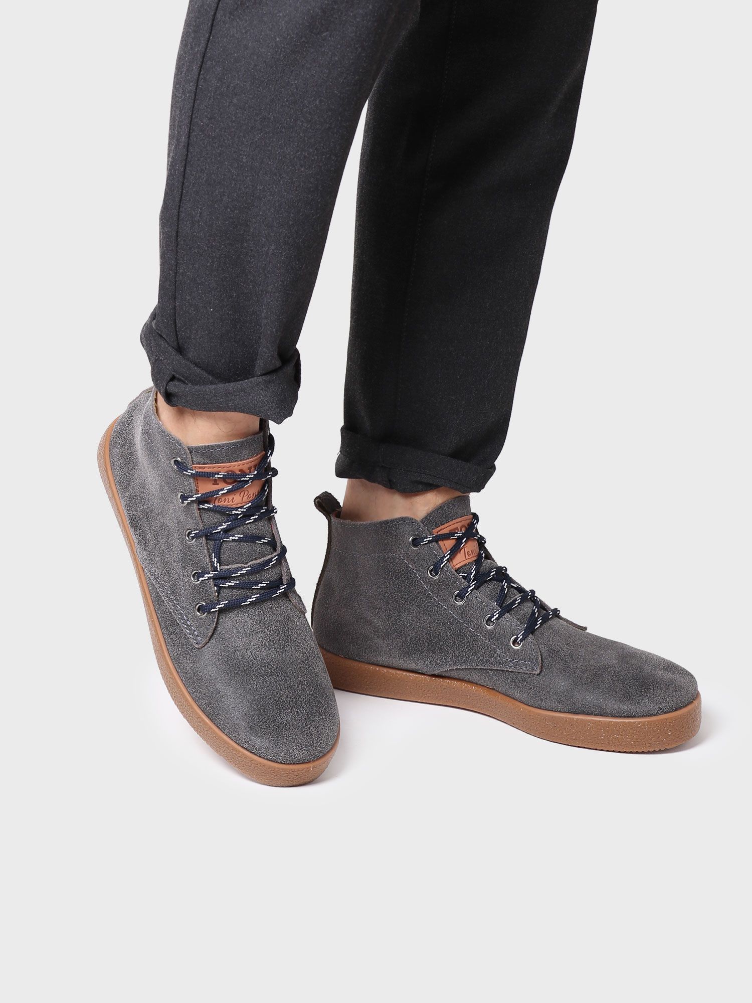 Zapato de hombre color gris | DAX