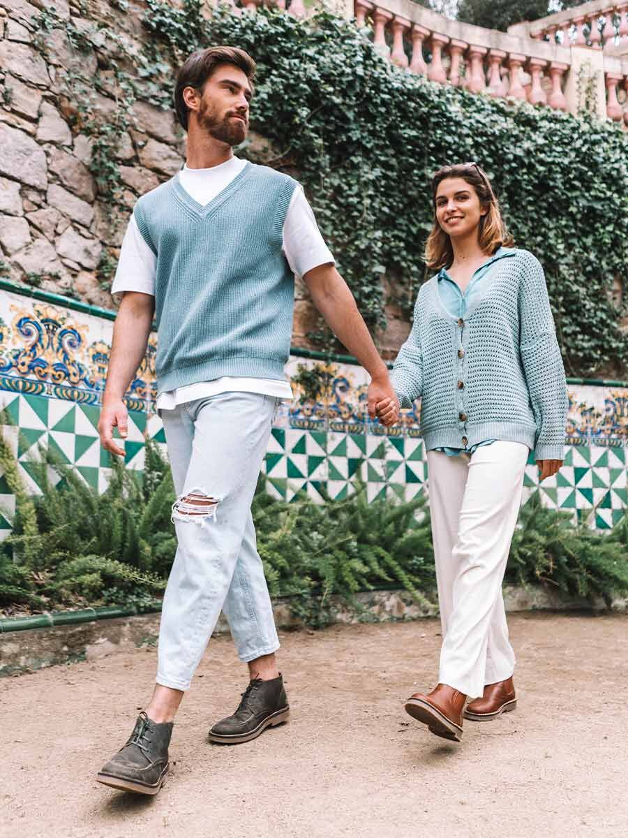 Botín para mujer caña alta en cuero | ISA PO