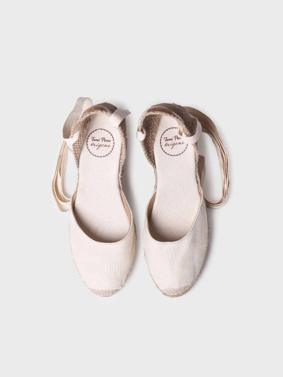 Alpargata de yute con tiras - CALONGE