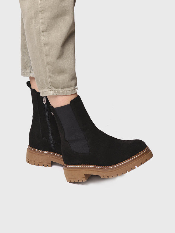 Botín para mujer en serraje | BASEL-SY