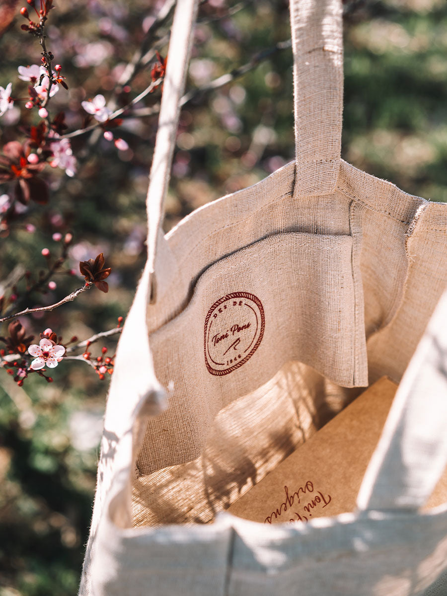 Bolsa de yute en color crudo - BOSSA-JT