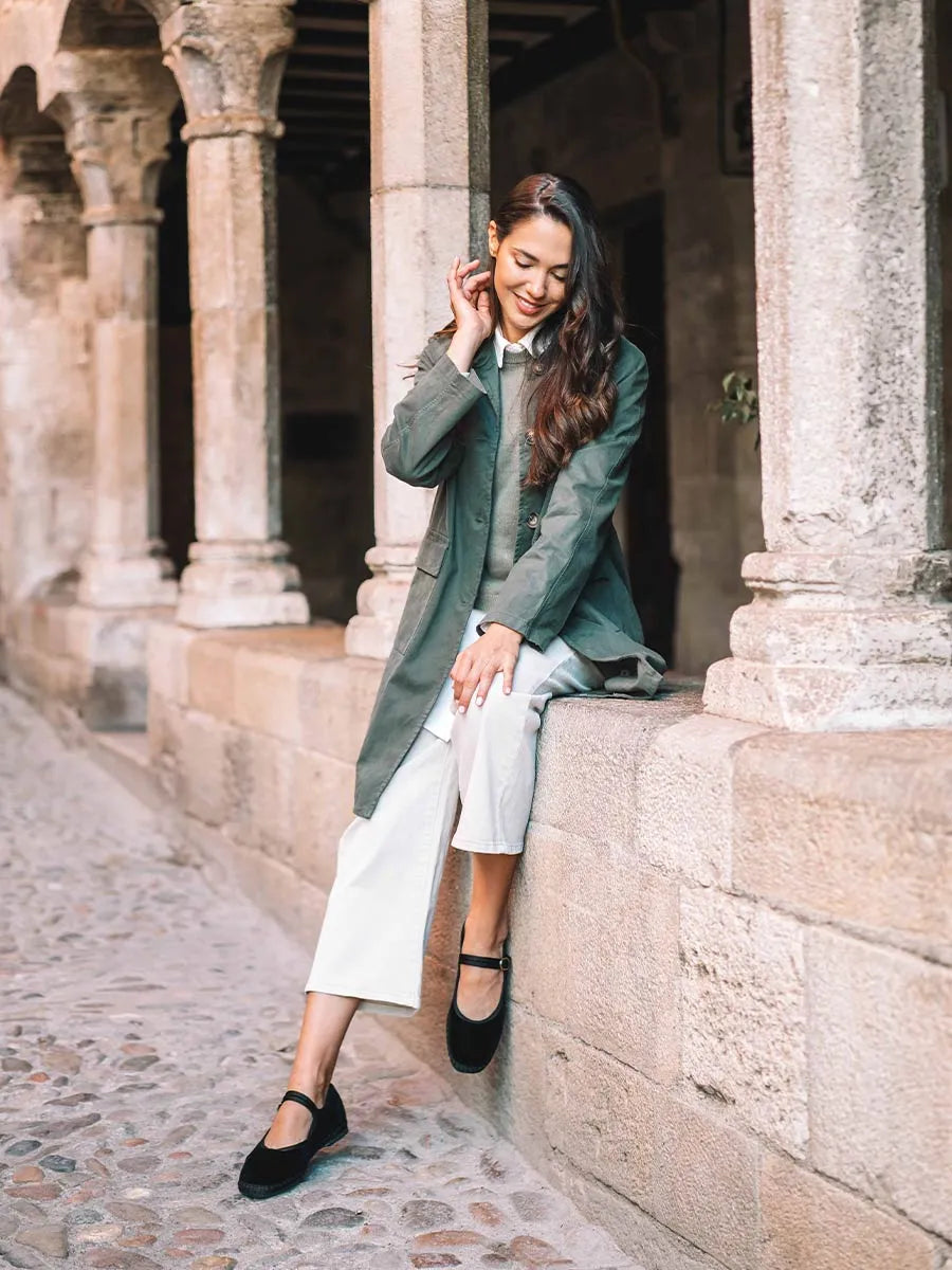 Ballerinas para mujer en terciopelo | CLOE