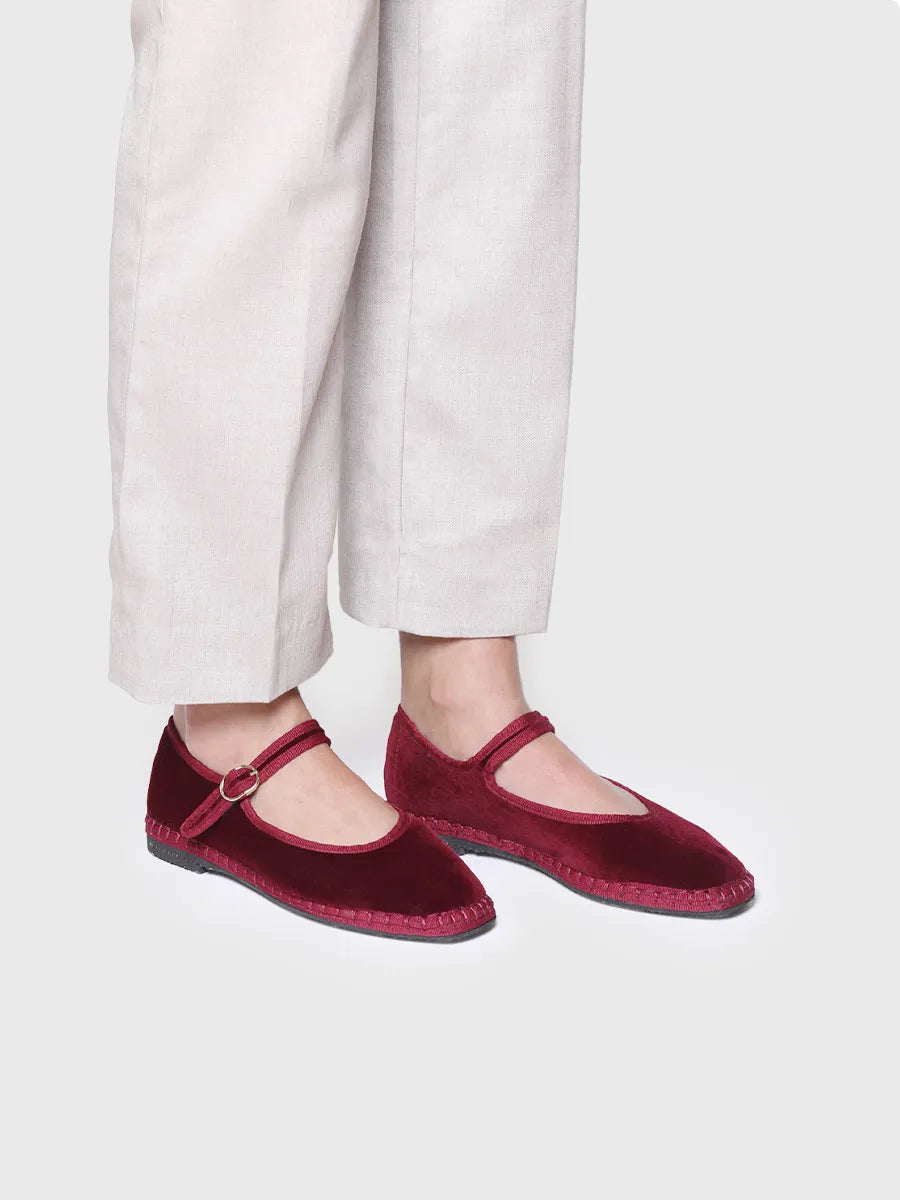 Ballerinas para mujer en terciopelo | CLOE