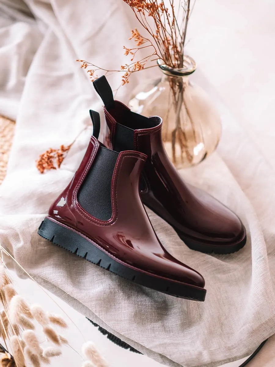 Botines de agua para mujer en goma brillante | COLORADO
