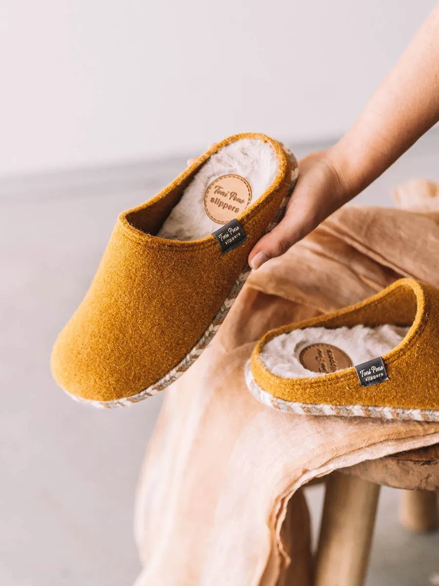Pantufla para mujer en fieltro | DELI-FP
