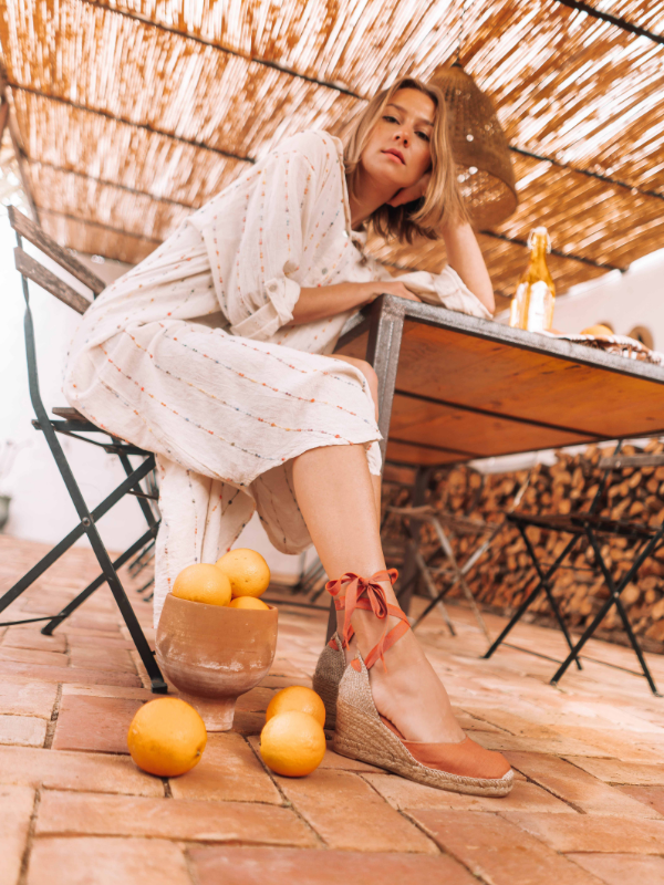 Alpargata de yute con tiras - CALONGE