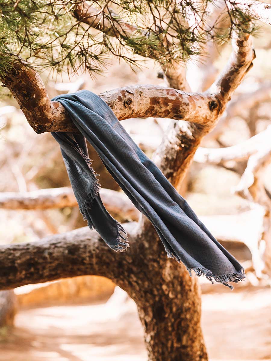 Fular de algodón en colores lisos - FATIMA