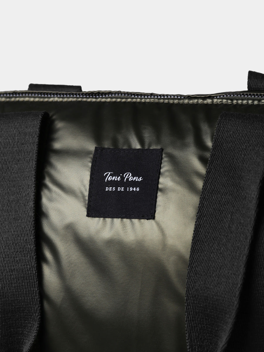 Bolso para mujer en material acolchado brillante | GINNY