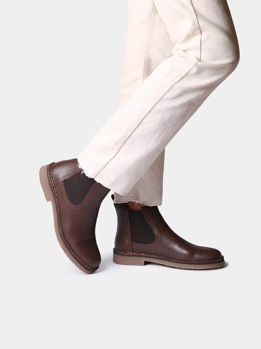 Botín para mujer en piel | ISA-PO