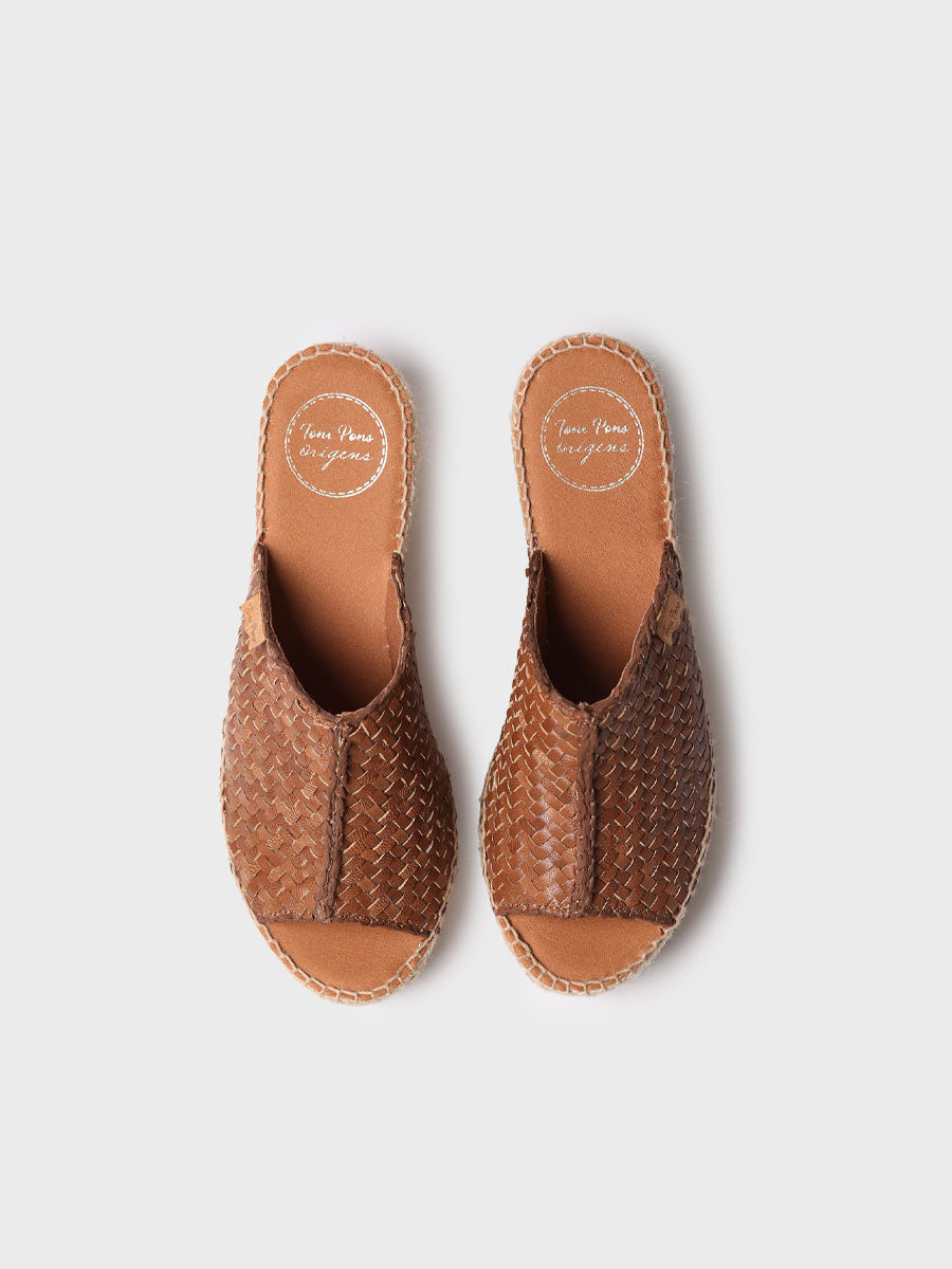 Alpargata de cuña estilo peep toe | ISOLDA