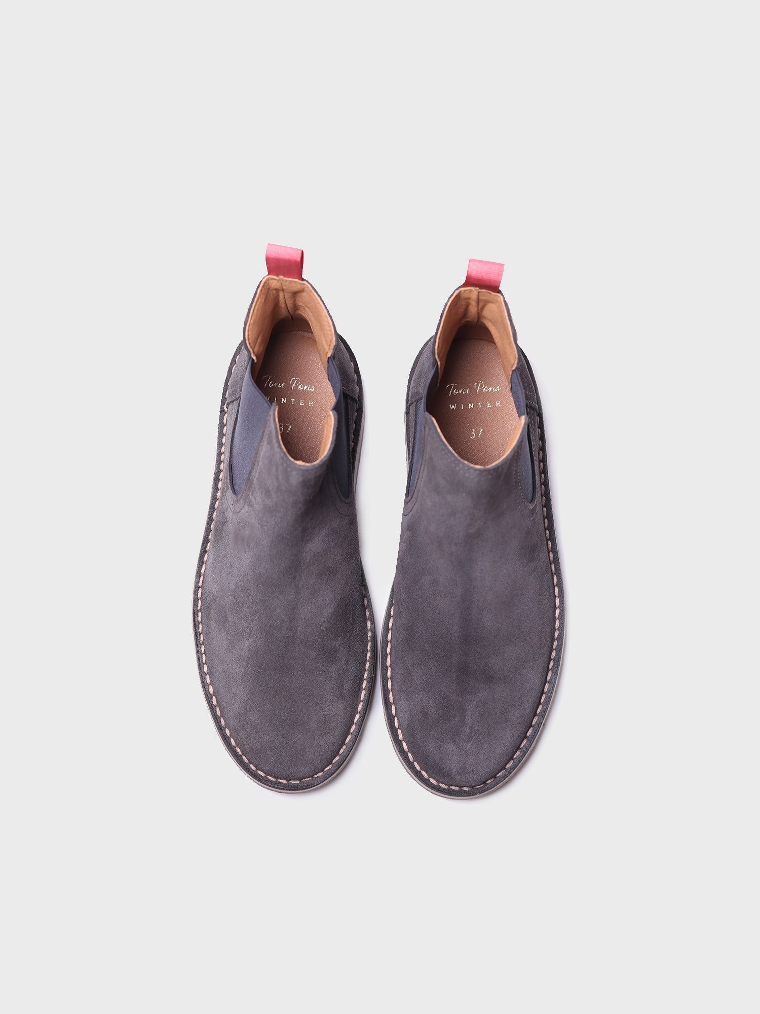 Botín para mujer caña alta en gamuza | ISONA