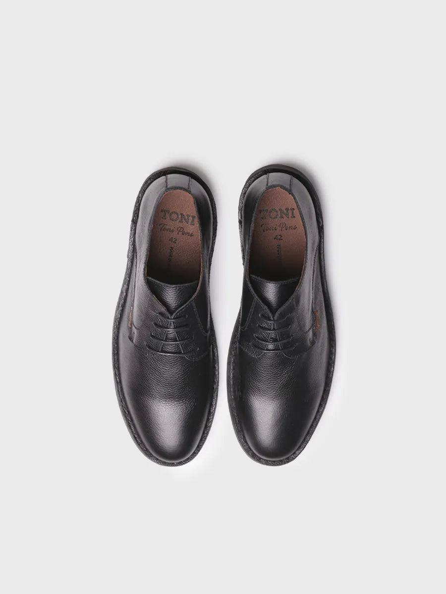 Zapato de hombre con cordones en piel | JEFF-PO