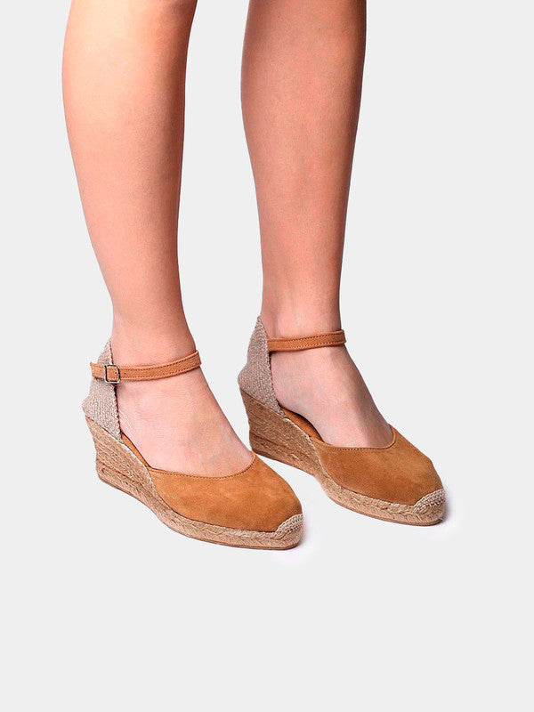 Alpargata de piel cerrada de mujer | LLORET-5