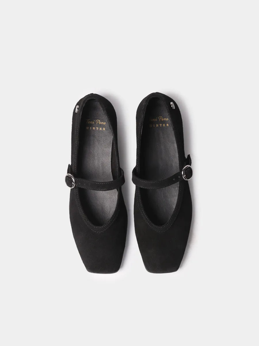 Merceditas de mujer en serraje con hebilla | MARIAN-A