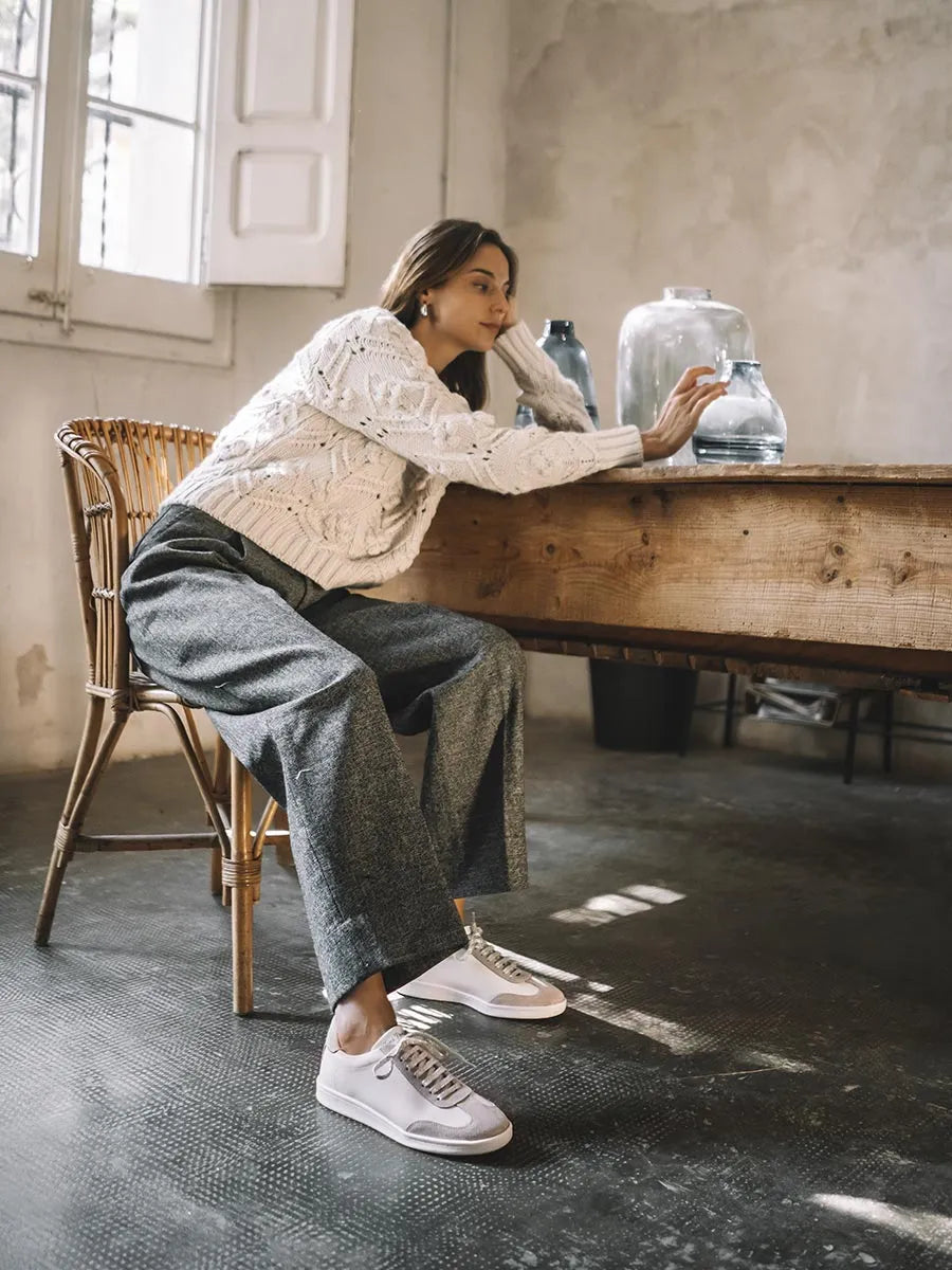 Zapatillas de piel para mujer | NAIDA