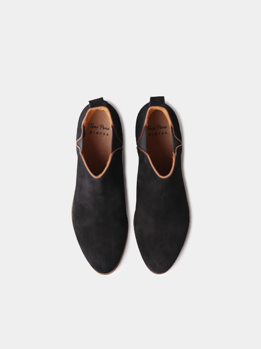 Botín de mujer en serraje | NAROA-SY