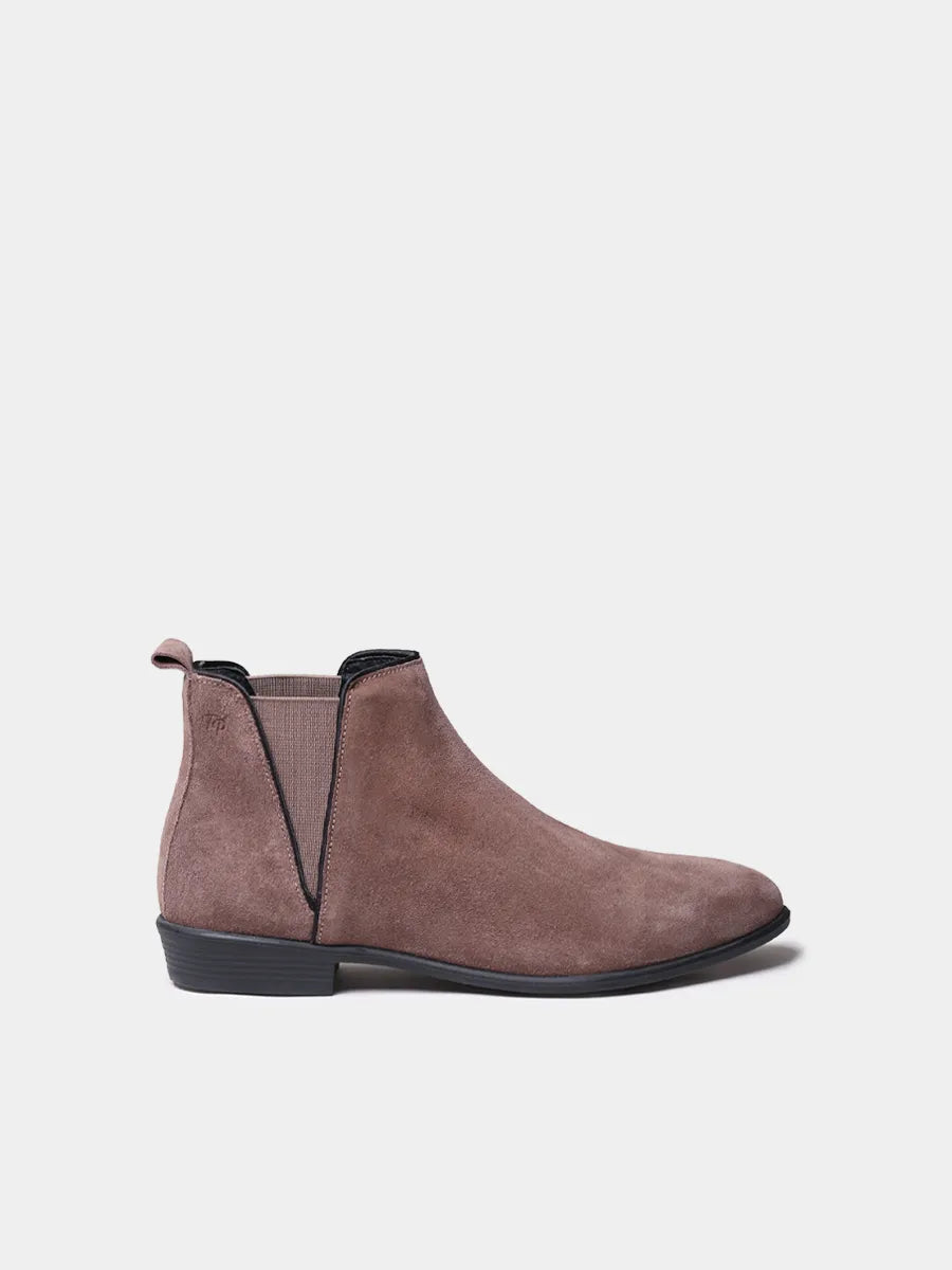 Botín de mujer en serraje | NAROA-SY