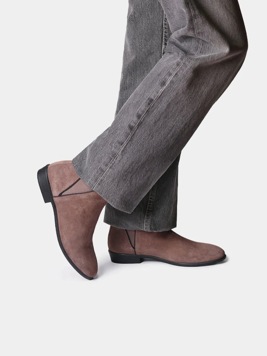 Botín de mujer en serraje | NAROA-SY