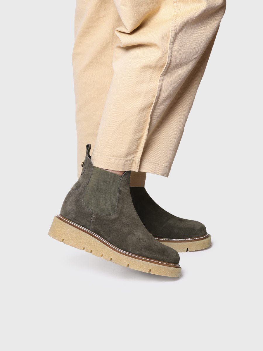 Botín para mujer en serraje | NEVADA-SY