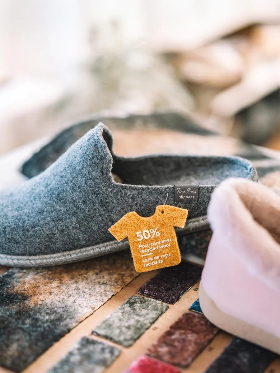Pantuflas para hombre de lana reciclada | TOMAS-RW