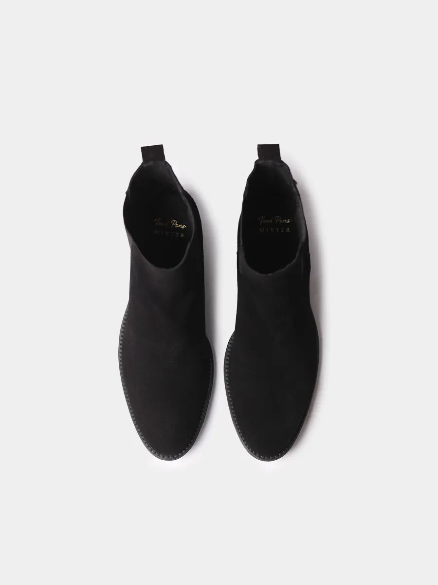 Botines de mujer en piel con elásticos | TORTOSA-SY