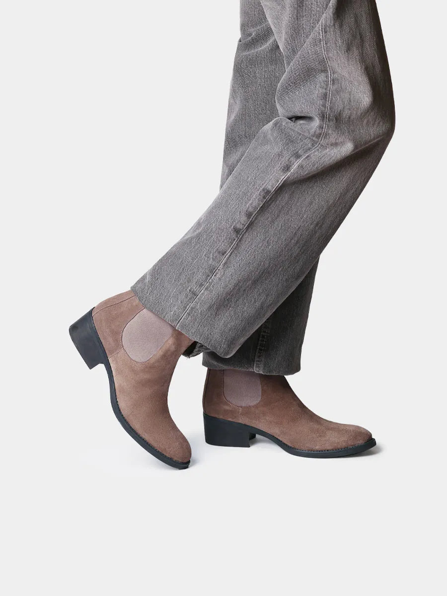 Botines de mujer en piel con elásticos | TORTOSA-SY