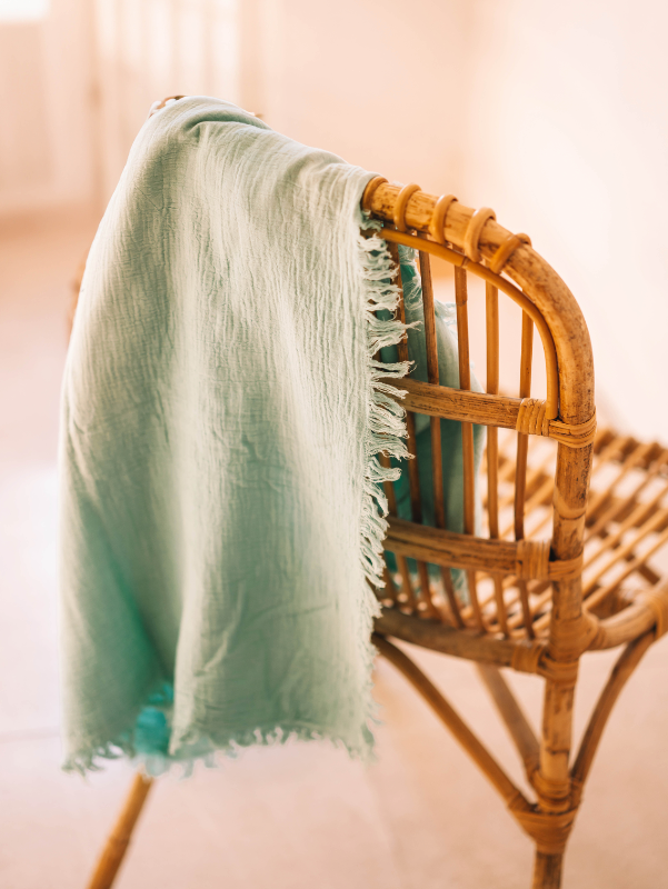 Fular de algodón en colores lisos - FATIMA