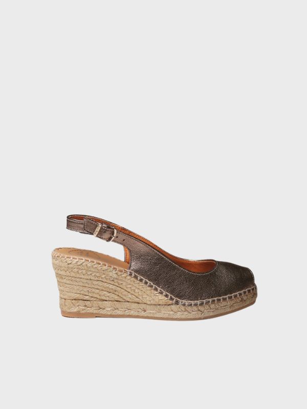 Alpargata de cuña estilo peep toe | CROACIA