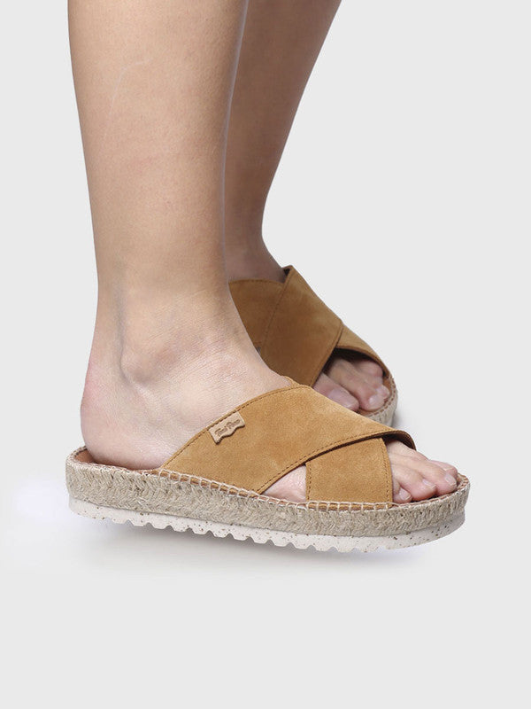Sandalia plana con tiras cruzadas | BALI-A
