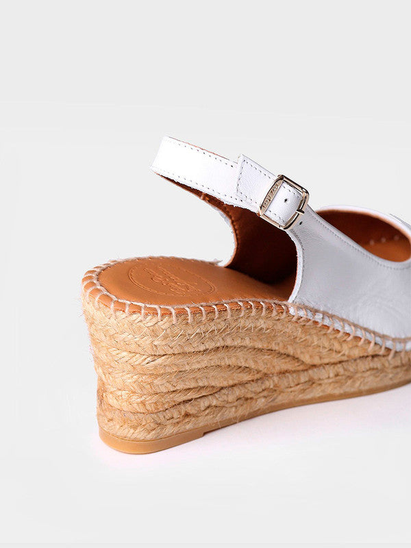 Alpargata de cuña estilo peep toe | CROACIA