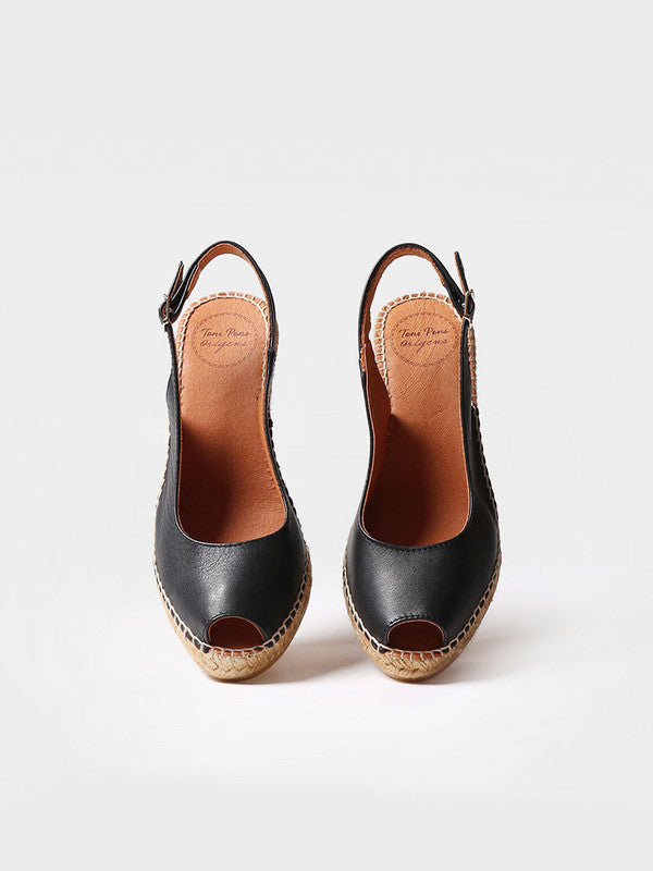 Alpargata de cuña estilo peep toe | CROACIA