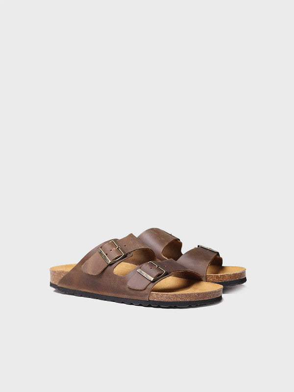 Sandalia de hombre de cuero - GER-PE