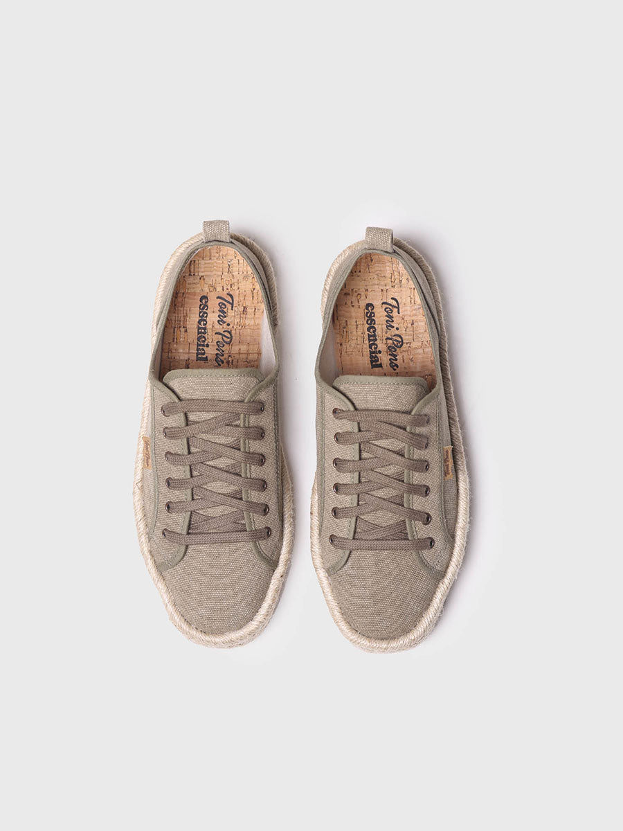 Alpargata con cordones - JORDINA