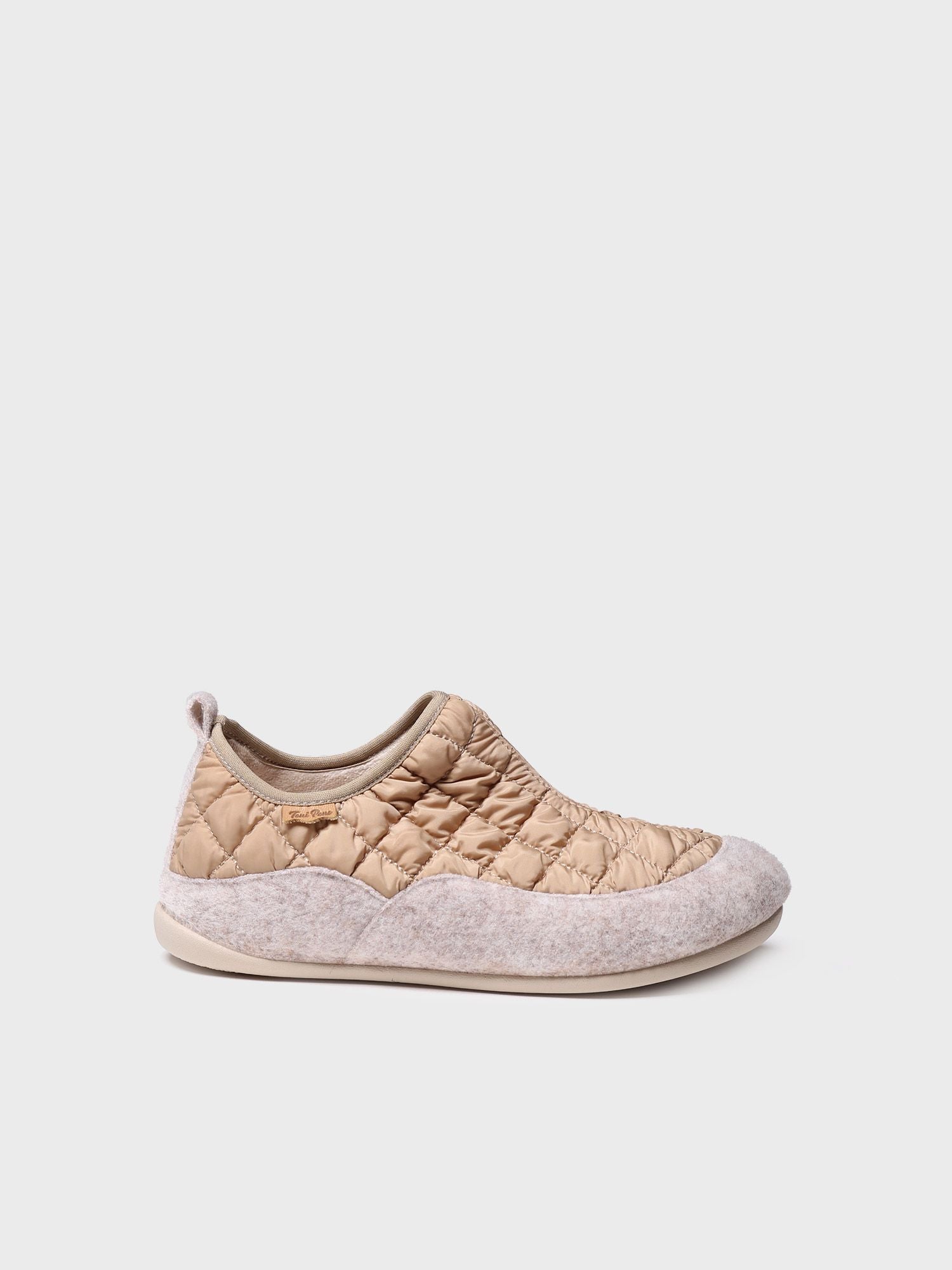 Pantuflas para mujer en color beige - MARE