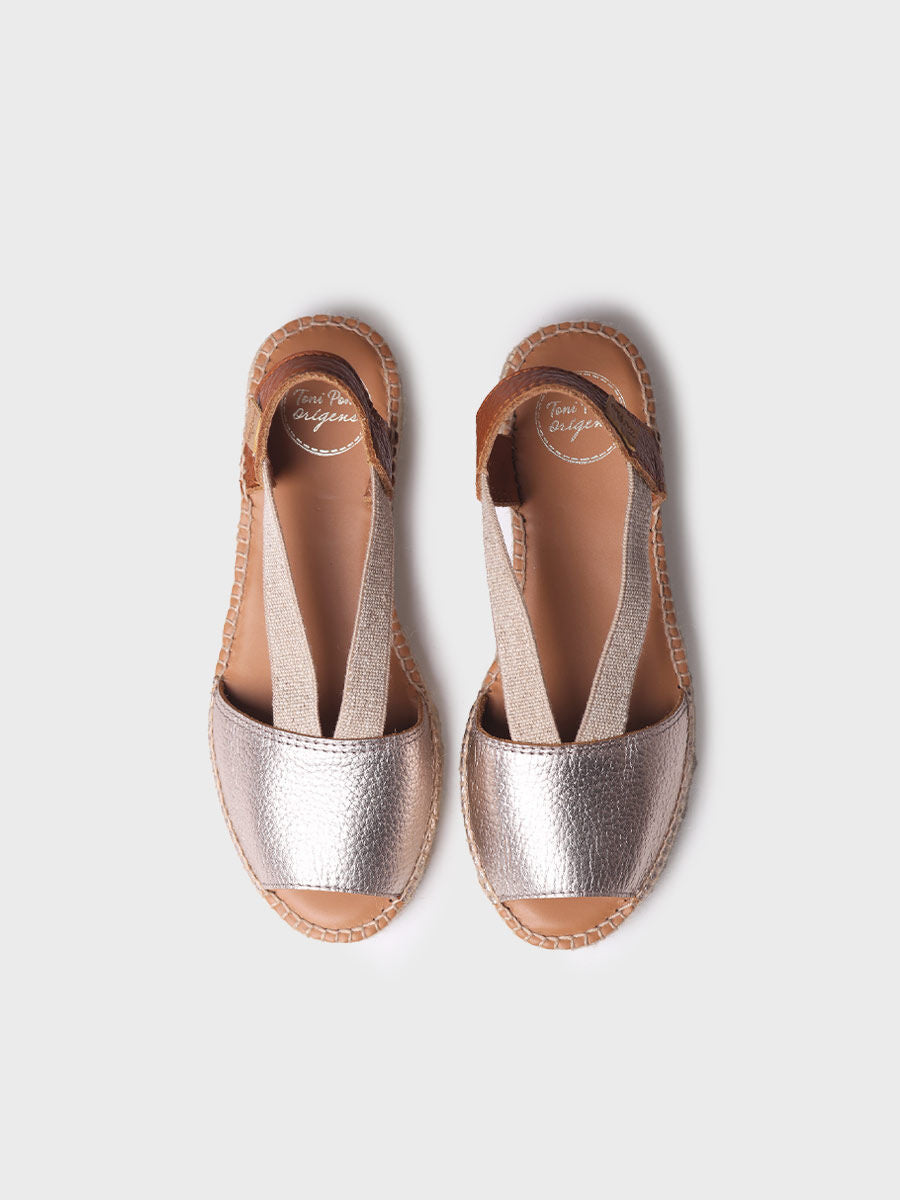 Alpargata de cuero para mujer - ESTEL-BG