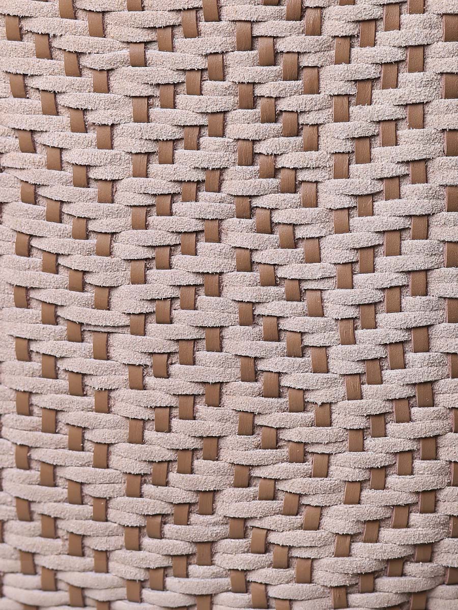 Bolso en piel trenzada para mujer | BEGUR