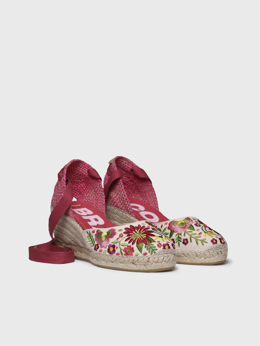 Alpargata valenciana multicolor para mujer | CASTELL