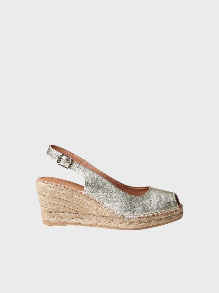 Alpargata de cuña estilo peep toe | CROACIA