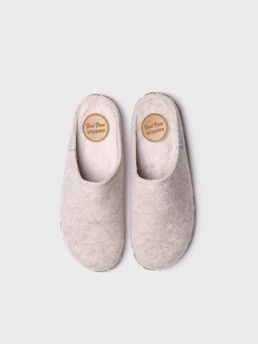 Pantufla para mujer en fieltro | DELI-FP
