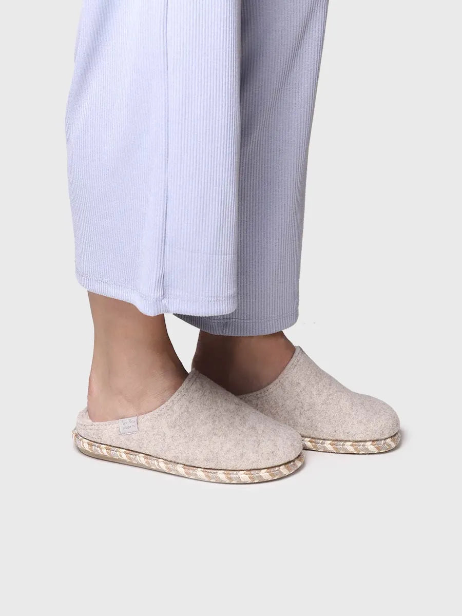 Pantufla para mujer en fieltro | DELI-FP