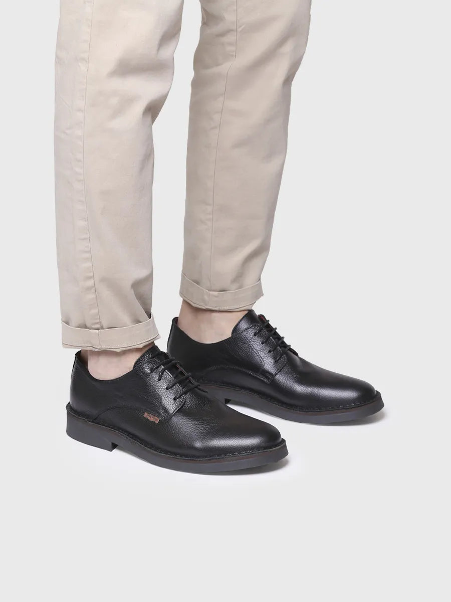 Zapato de hombre con cordones en piel | JEFF-PO