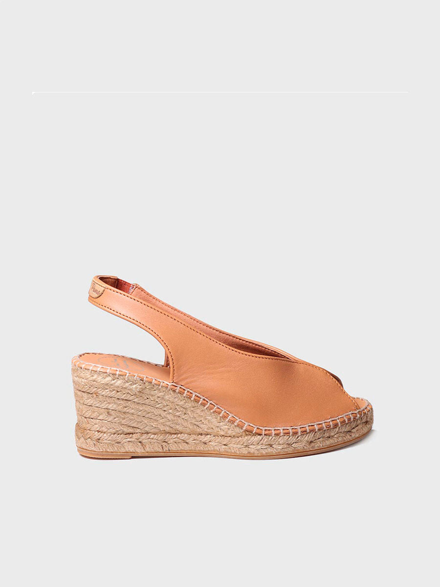 Alpargata de yute estilo peep toe - LAILA-P