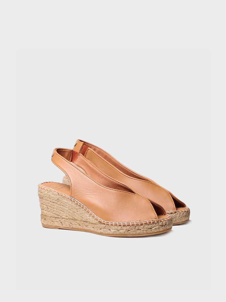 Alpargata de yute estilo peep toe - LAILA-P