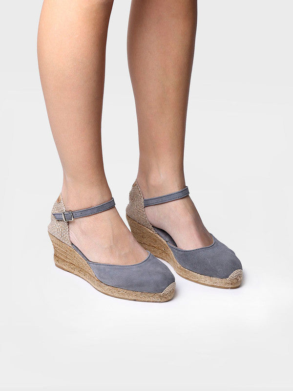 Alpargata de piel cerrada de mujer | LLORET-5