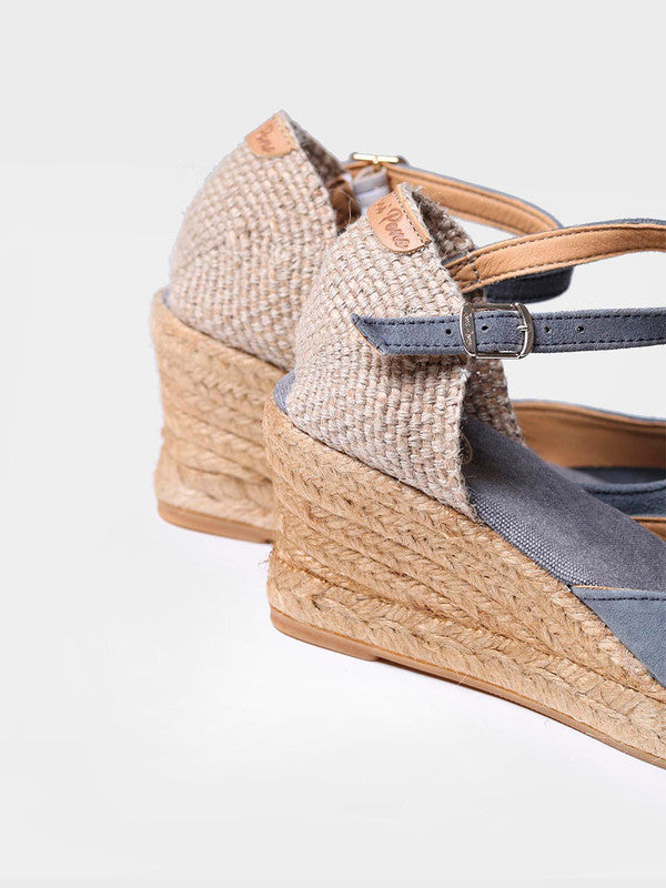 Alpargata de piel cerrada de mujer | LLORET-5