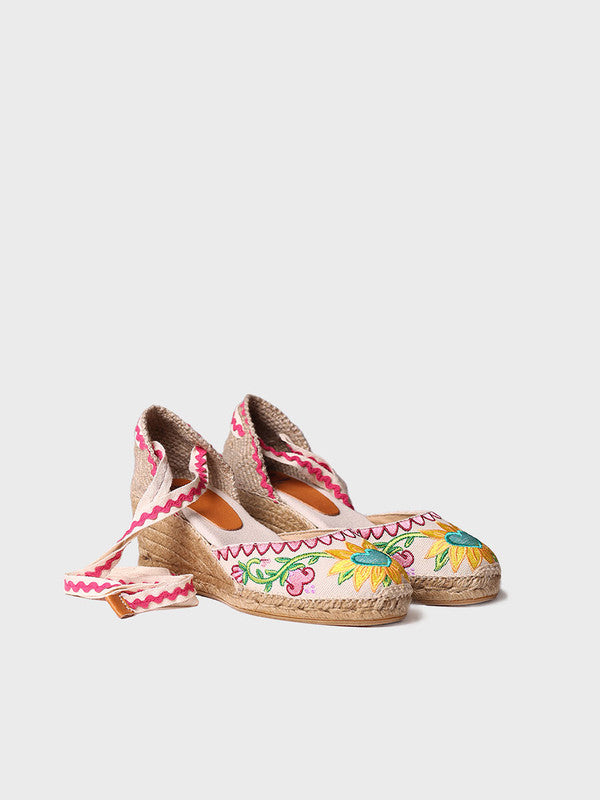 Alpargata valenciana multicolor para mujer | LOLITA