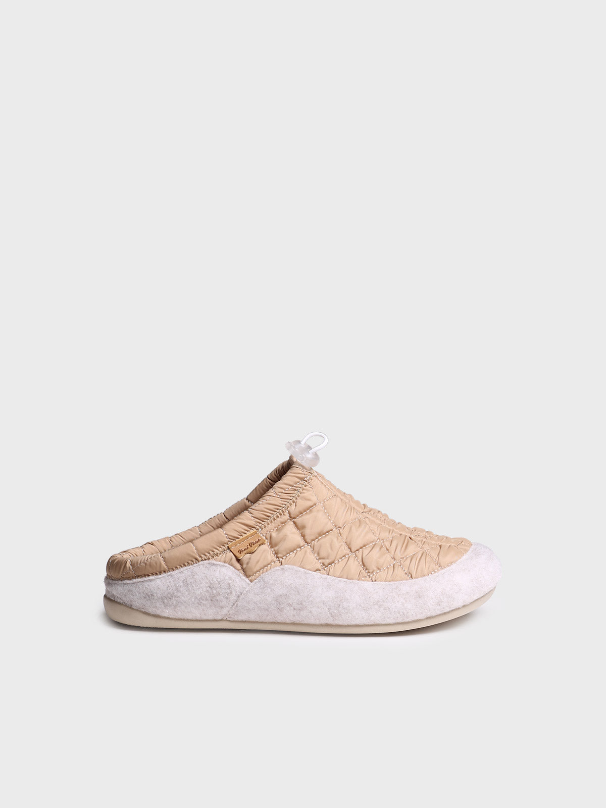 Pantufla para mujer en tejido acolchado y fieltro | MEL-UM