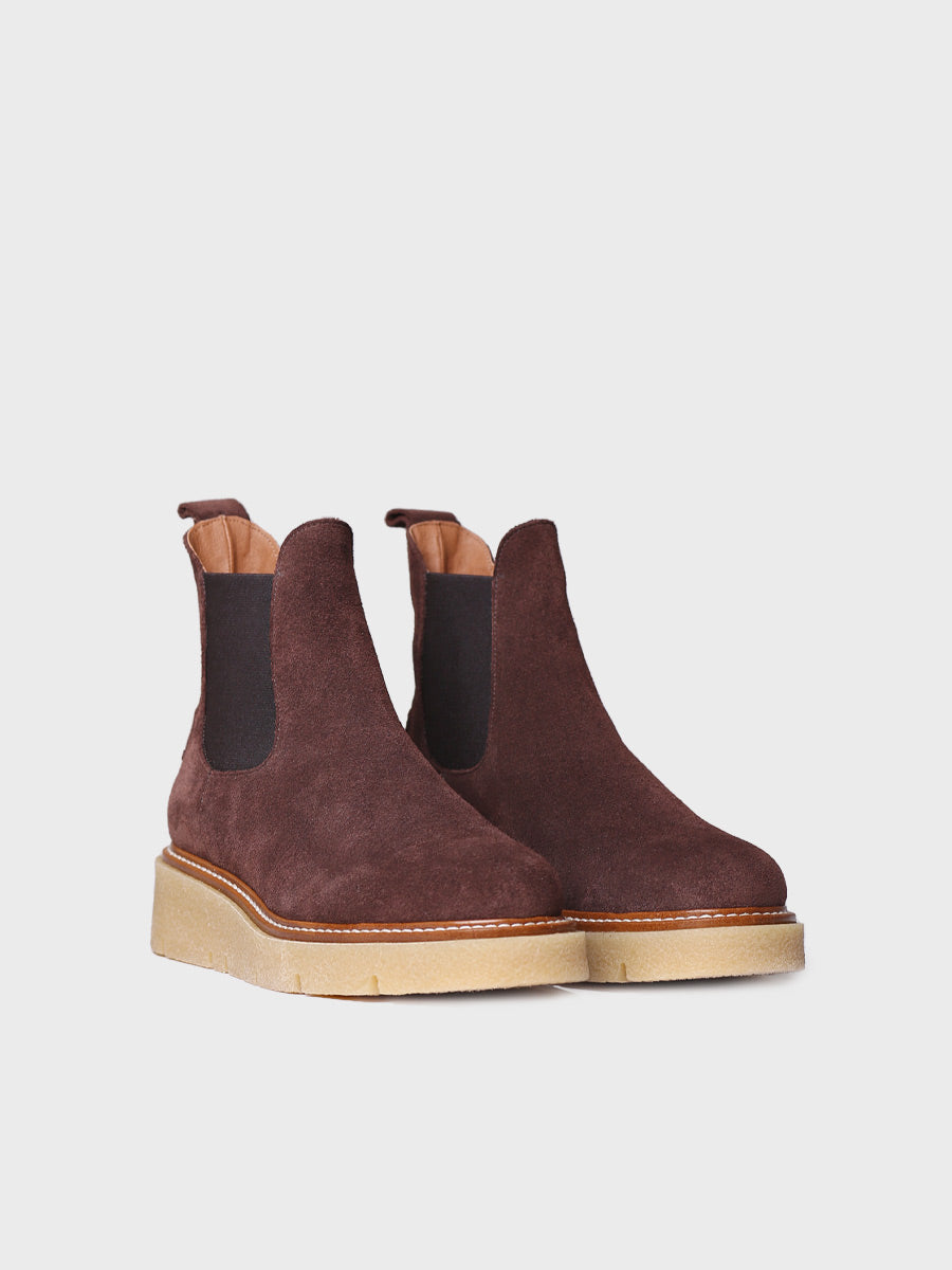 Botín para mujer en serraje | NEVADA-SY