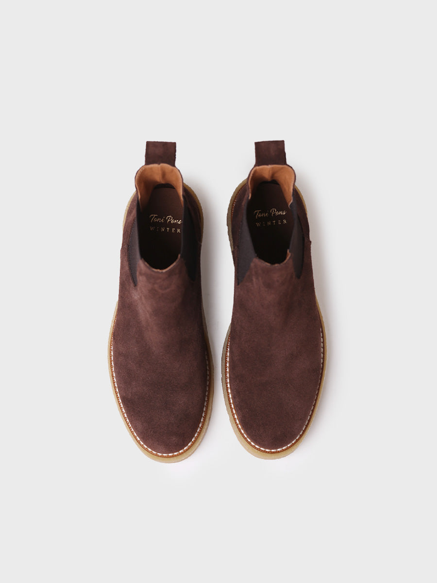 Botín para mujer en serraje | NEVADA-SY